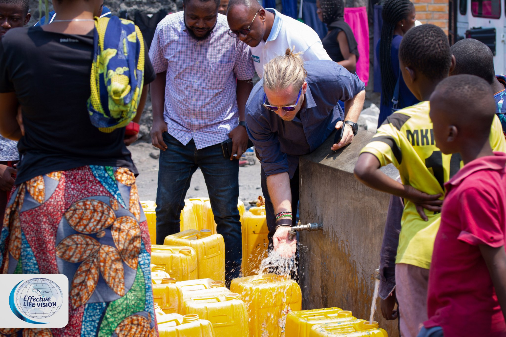 Visite du responsable du Cluster Wash de l’UNICEF… – Effective Life Vision