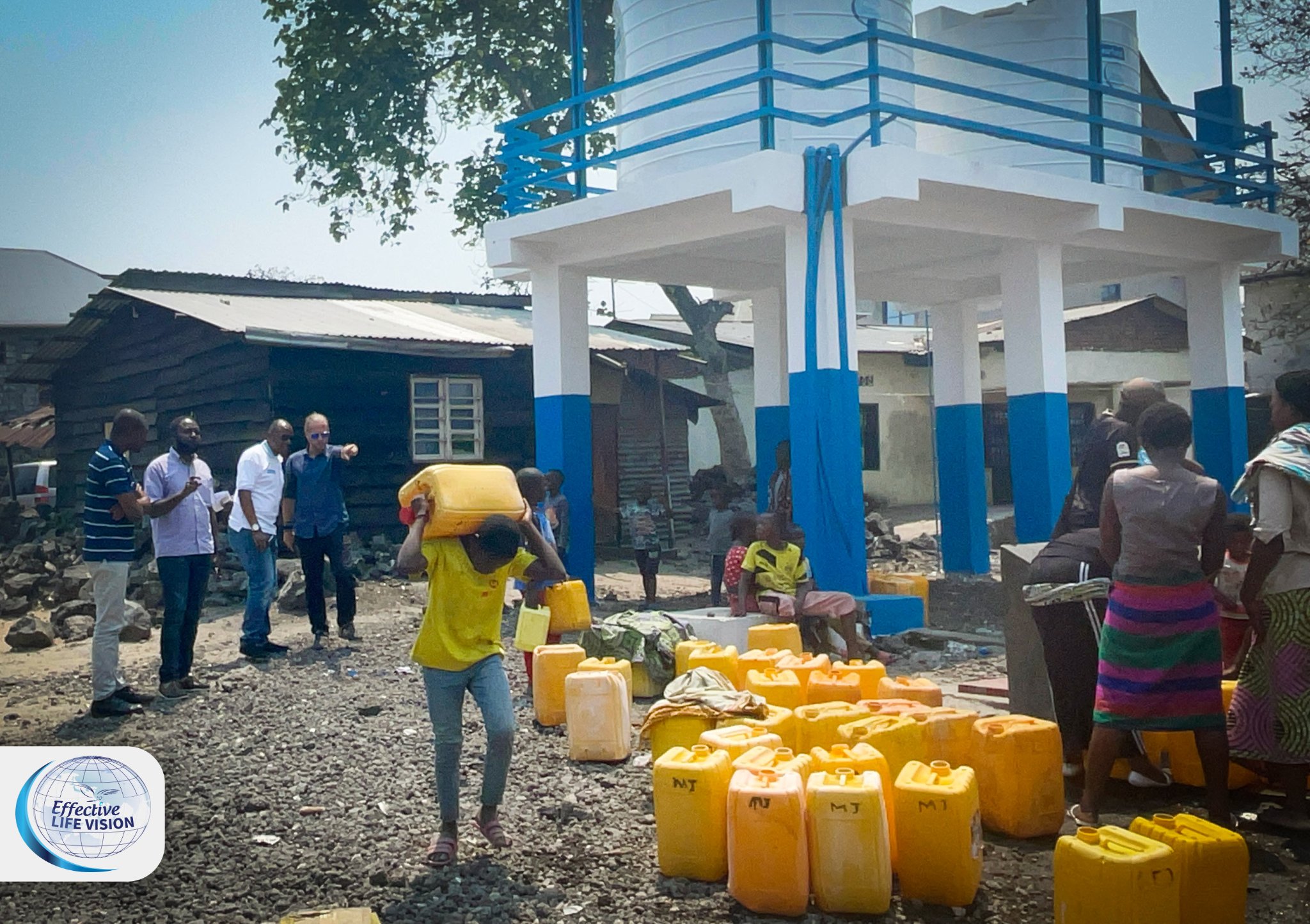Visite du responsable du Cluster Wash de l’UNICEF… – Effective Life Vision